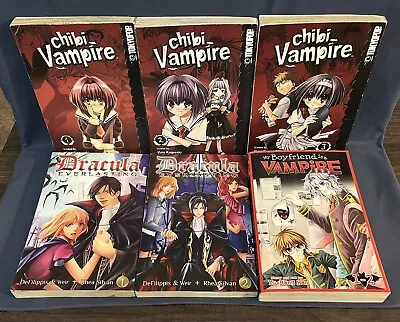 Buy Sampler Vampire Manga Lot Of 6 Chibi Vampire Dracula Everlasting TokyoPop 7 Seas • 19.77£