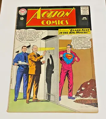 Buy Action Comics #323 Unrestored Silver Age Superman Vintage DC Comic 1965 VG- • 6.29£