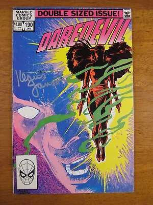 Buy Wow! DAREDEVIL #190 (VF+) **SIGNED BY KLAUS JANSON!** COA • 25.98£