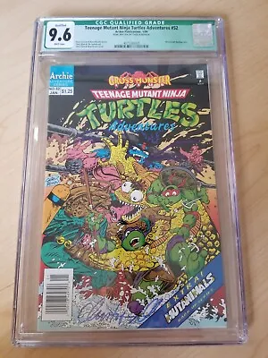 Buy Teenage Mutant Ninja Turtles Adventures #52 Signed - CGC 9.6 (Archie) Newsstand • 197.10£