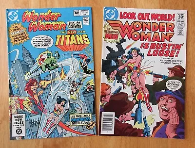 Buy Lot Of *2* WONDER WOMAN (1982): #287, 288 *Newsstand!* (NM-) • 12.38£