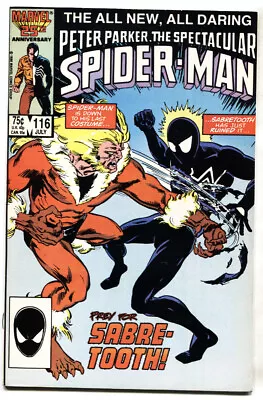 Buy SPECTACULAR SPIDER-MAN #116--1st Full Appearance Of The Foreigner-comic Book • 31.59£
