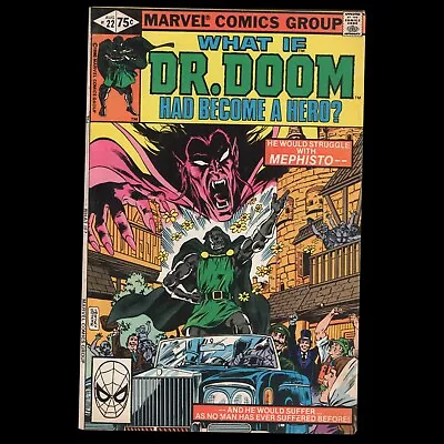 Buy What If Vol 1 #22 What If Dr. Doom Had Become A Hero? Feat Mephisto Aug 1980 • 5£