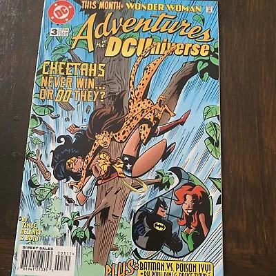 Buy Adventures In The DC Universe #3 1997 Wonder Woman Cheetah DC COMICS • 1.25£
