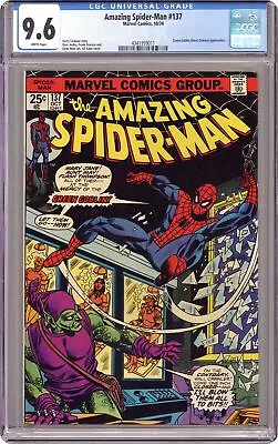 Buy Amazing Spider-Man #137 CGC 9.6 1974 4341959011 • 221.65£
