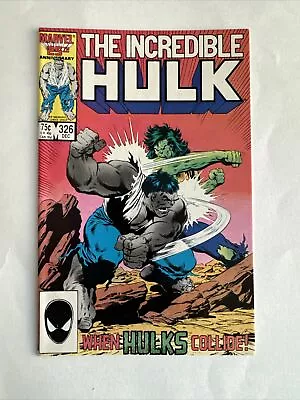Buy Incredible Hulk 326 Marvel 1986 • 4.77£