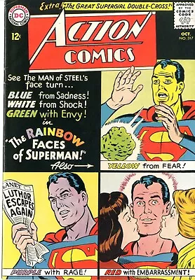 Buy Action Comics   # 317   VERY FINE+    Oct. 1964   Death Of Nor-Kan Of Kandor • 82.88£