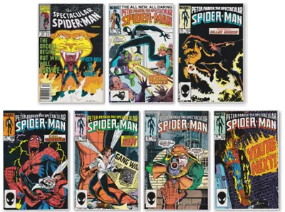 Buy Marvel Peter Parker: Spectacular Spider-Man #102-108,171 1985-90 • 12.50£
