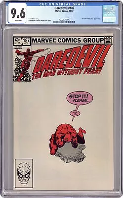 Buy Daredevil #187 CGC 9.6 1982 4372836006 • 42.36£