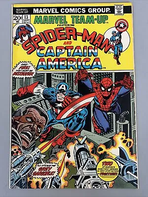 Buy Marvel Team Up # 13 Fn/vf Spider-man & Captain America-grey Gargoyle-avengers • 27.71£