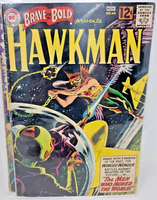 Buy Brave And The Bold #44 Joe Kubert Cover Art Hawkman *1962* 5.0 • 35.62£