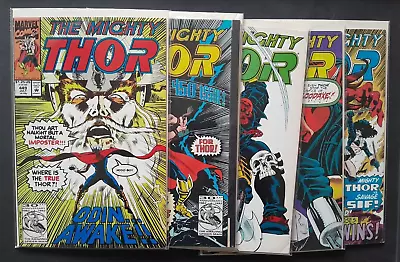Buy The Mighty Thor Vol 1 #449  #450 #451 #452 #453 All 6.0 Fine Or Better • 5£