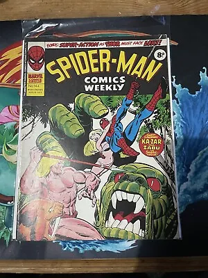 Buy SPIDER-MAN Comics Weekly - No 144 - Date 15/11/1975 - UK Comic • 8.90£