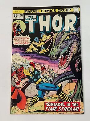 Buy The Mighty Thor 243 1st Appearance Time-Twisters Bronze Age 1976 MVS Intact • 13.43£