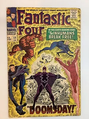 Buy Fantastic Four #59 (1967) Stan Lee / Jack Kirby ( Very Good) • 35£