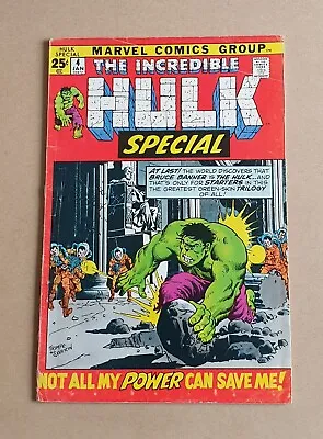 Buy The Incredible Hulk Special # 4 Low Grade VG. 1972 • 6£