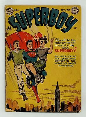 Buy Superboy #4 FR 1.0 1949 • 249.42£