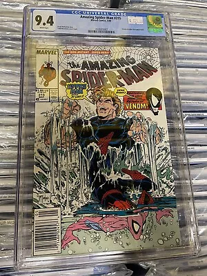 Buy Amazing Spider-Man 315 Newsstand CGC 9.4 NM White Pages, McFarlane (Marvel 1989) • 105.13£