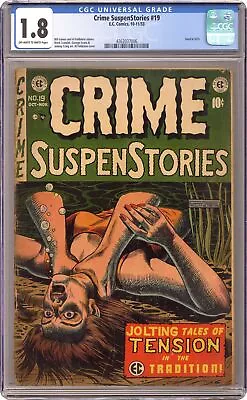 Buy Crime Suspenstories #19 CGC 1.8 1953 4362037006 • 403.21£