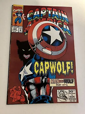 Buy Capt America #405 ('92) Capt America Transforms Into Capwolf, KEY ISSUE! SEE PIC • 5.52£
