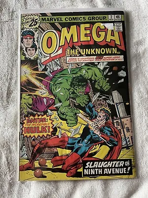 Buy Marvel Comic Group - Omega The Unknown Enter The Incredible Hulk - May 2 - 1976 • 23.89£