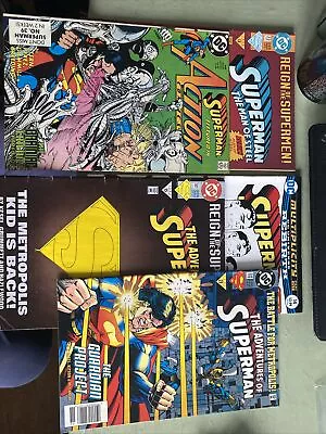 Buy Adv Of Superman 513 (1994) Plus 501 S Man 14 Action 648 1989 Man Of Steel 22 Fn • 2.99£