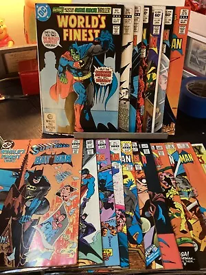 Buy 18 Comic Lot World's Finest #283-300 Dc 1982-84 Batman Superman • 20.10£