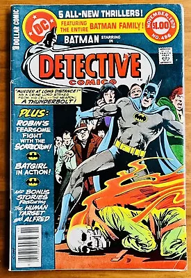 Buy Detective Comics 486 Batman Robin Batgirl Scarecrow VF+ • 5.53£