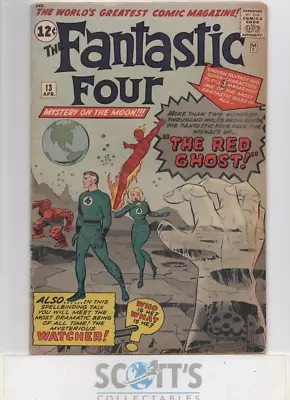 Buy Fantastic Four  #13  Vg/fn   1st Watcher • 600£