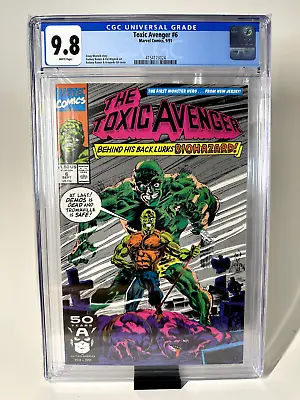 Buy Toxic Avenger #6 (1991) Marvel Comics Biohazzard CGC 9.8 M/NM+ 1:7 Graded • 98.55£