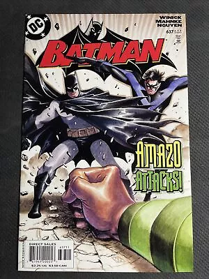 Buy Batman 637 3rd App Jason Todd As Red Hood 1st Print DC Comics 2005 • 12£