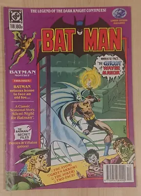 Buy Batman Monthly #18 London Editions UK Comic 1989 Joker Two-Face Atom Green Arrow • 5.95£