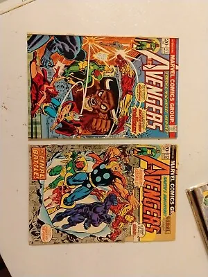 Buy Avengers #121 / #122 (Marvel 1974) Dr Doom Value Stamp A #84 Zodiac Appearance • 11.45£