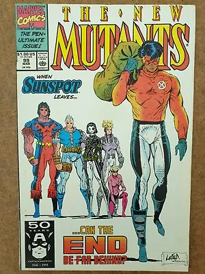 Buy The New Mutants #99 March 1991 1st Apps Shatterstar & Warpath Marvel Comic • 30£