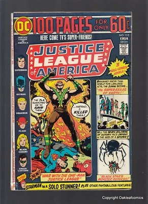 Buy Justice League America 112 DC Comic 1974 F-VF 100 Page Giant! • 11.88£