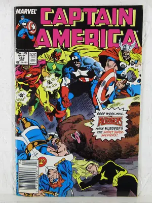 Buy CAPTAIN AMERICA #352 * Marvel Comics * 1989 - Avengers • 2.93£