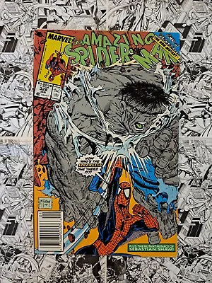 Buy 🔥amazing Spider-man #328 Newsstand The Hulk Todd Mcfarlane Cover Marvel 1990🔥 • 14.18£