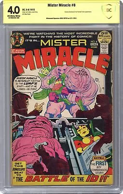 Buy Mister Miracle #8 CBCS 4.0 SS Mike Royer 1972 22-0692A42-399 • 80.35£