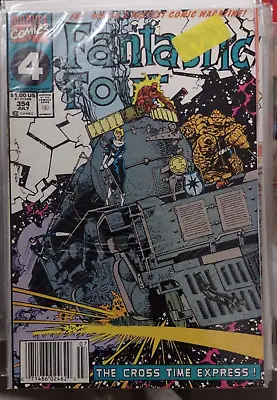 Buy Fantastic Four  # 354 1991  MARVEL Last Simonson Cross Time Express Tva NEWSTAND • 3.98£