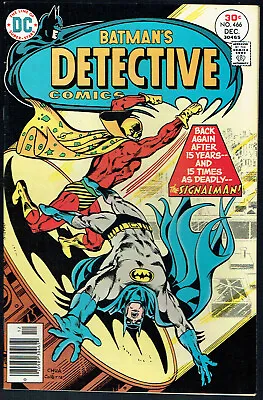 Buy DETECTIVE COMICS  466  VF/NM/9.0  -  1st Signalman Since Batman #139! • 41.95£
