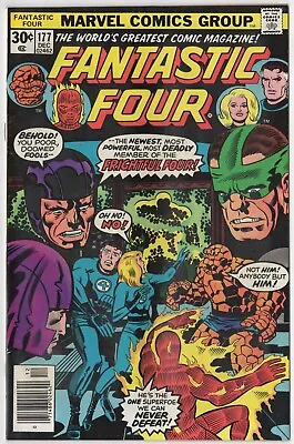 Buy Fantastic Four #177 Marvel Comics 1976 F-vf George Perez Jack Kirby Hi-res Scans • 5.12£