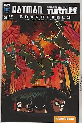 Buy Idw & Dc Comics Batman Teenage Mutant Ninja Turtles Adventures #3 Variant B Nm • 4.65£