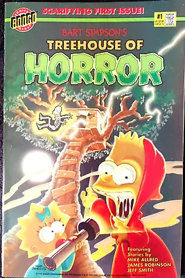 Buy Bongo Bart Simpson's Treehouse Of Horror Comic Book Matt Groening 1st Issue 1995 • 65.96£