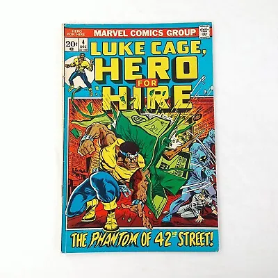 Buy Luke Cage Hero For Hire #4 1st Series Bronze Age (1972 Marvel Comics) • 9.48£