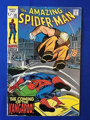 Buy Amazing Spider-Man #81 FN- (5.5) MARVEL ( Vol 1 1970) 1st App Kangaroo • 29£