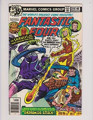 Buy Fantastic Four 204 Marvel 1978 1st Appearance Nova Corps Uatu Watcher Tanak Valt • 15.98£