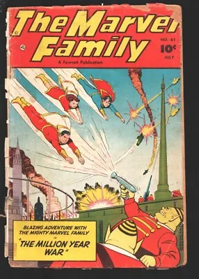 Buy Marvel Family #61 1951-Fawcett-Captain Marvel-Mary Marvel-Captain Marvel Jr- ... • 29.49£