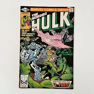Buy Incredible Hulk #254 1980 VF+ 1st Appearance Of The U-FOES • 30£