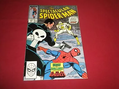 Buy BX2 Spectacular Spider-Man #143 Marvel 1988 Comic 9.0 Copper Age PUNISHER! • 2.02£