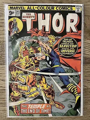 Buy Marvel Comics Mighty Thor #245 1st App He Who Remains Key 1976 Bronze Age • 17.99£